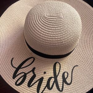 Brand new bridal sun hat! SOLD